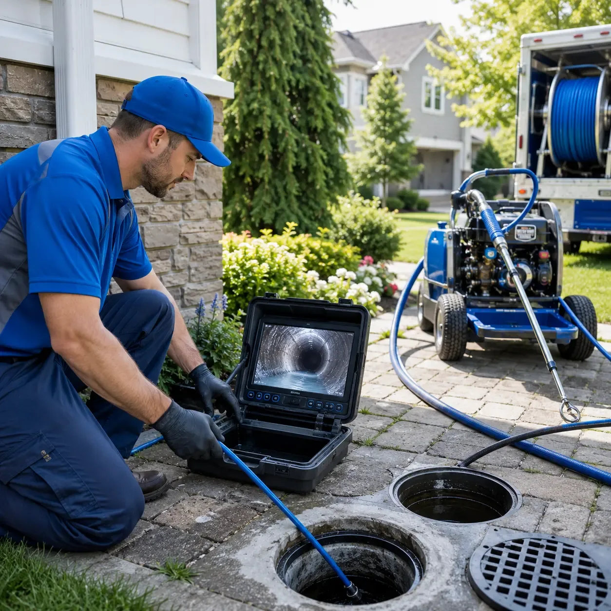 Outdoor drain cleaning professionals serving Hutchinson, KS